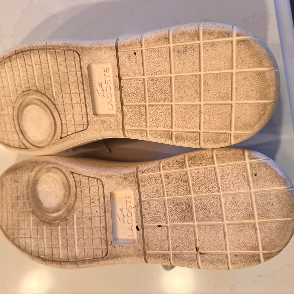 Lacoste Carnaby Platform White Sneakers Like New! - Picture 8 of 8
